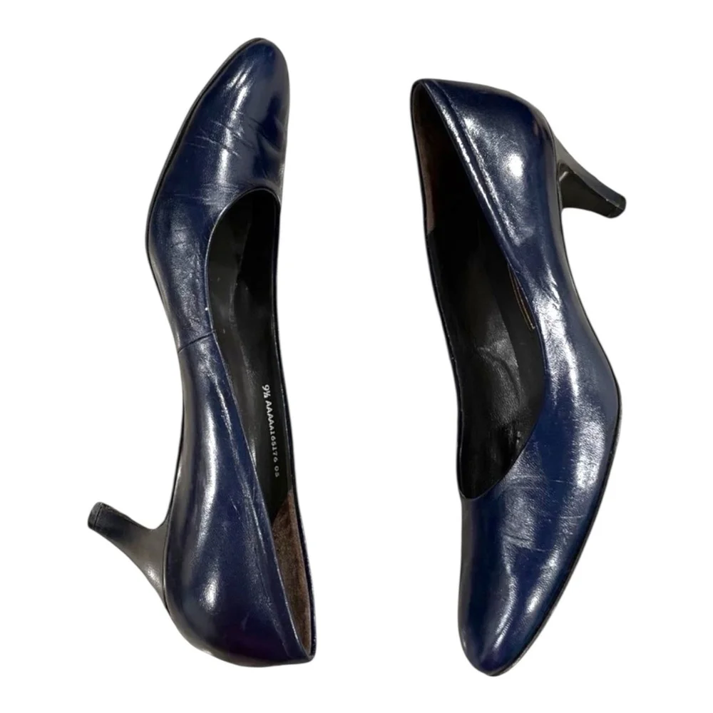 Bally of Switzerland Womens 9.5 AAAA Vicky II Pumps Leather S 6092 Ponte Shank
